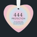 Ornamento Números Anjos Modernos Aura Numerologia 444<br><div class="desc">Relaxando a design espiritual ombre,  com números de anjos 444,  um número,  que simboliza que você está protegido pelo Universo e seus guias espirituais,  não importa as dificuldades que você possa enfrentar.</div>