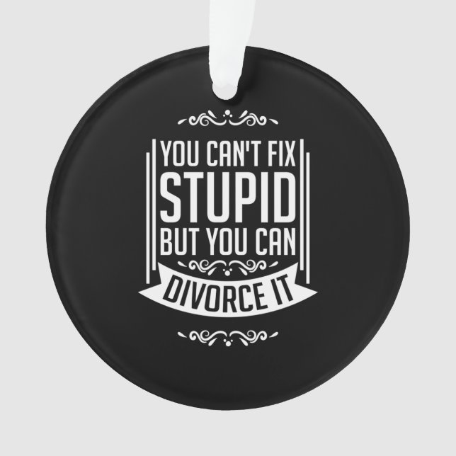 Ornamento O Advogado Pode Divorciá-Lo (Frente)