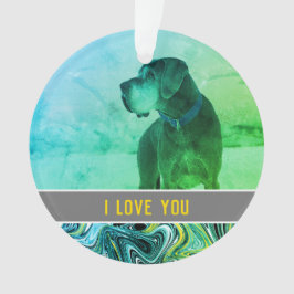 Ornamento o amor de um cão