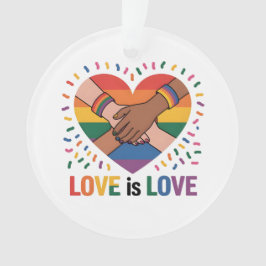 Ornamento O amor é amor