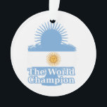 Ornamento O campeão mundial<br><div class="desc">O campeão mundial</div>