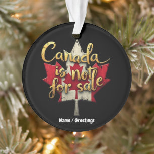 Ornamento O Canadá Não está à Venda Celebrando o Orgulho Can