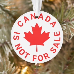 Ornamento O Canadá não está à venda para a tipografia das fo