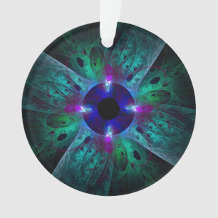 Ornamento O Círculo Acrílico De Abstrato de Olhos