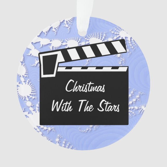 Ornamento O conselho de Clapperboard da ardósia do filme (Frente)