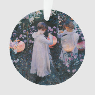 Ornamento O cravo, lírio, lírio, aumentou por John Singer