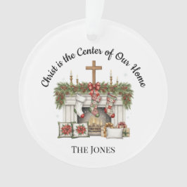 Ornamento O Cristo é o Centro do Natal 