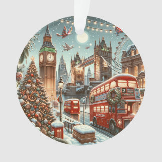 Ornamento O Esplendor Festivo de Londres - Big Ben Natal