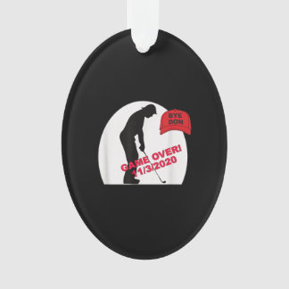 Ornamento O jogo de golfe está por cima de uma engraçada ant