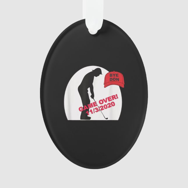 Ornamento O jogo de golfe está por cima de uma engraçada ant (Frente)