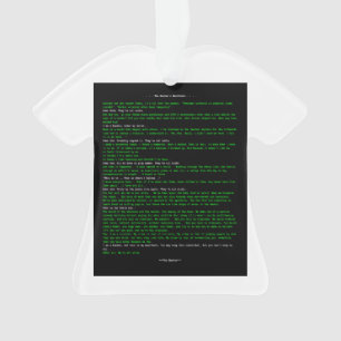 Ornamento O manifesto do cabouqueiro