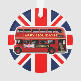 Ornamento O ônibus vermelho famoso de Londres
