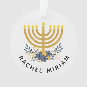 Ornamento O primeiro Hanukkah do bebê   Guarda-chuvas Datas 