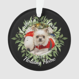 Ornamento O primeiro pedido de Natal do nosso Pet