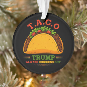 Ornamento O Taco Trump Sempre Fala Engraçado
