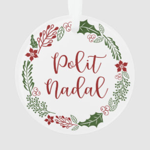 Ornamento Occitano Feliz Frota de Natal, Polit Nadal