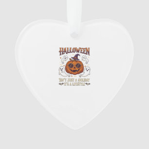 Ornamento Óculos de sol de abóbora de Halloween Bruxa Chapéu