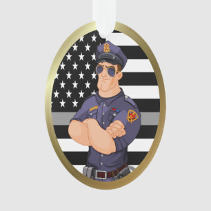 Ornamento Oficial de Correção da Linha da Cinza fina