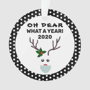 Ornamento Oh, Caro Que Um Ano Cobiçou Reindeer De Natal De 2