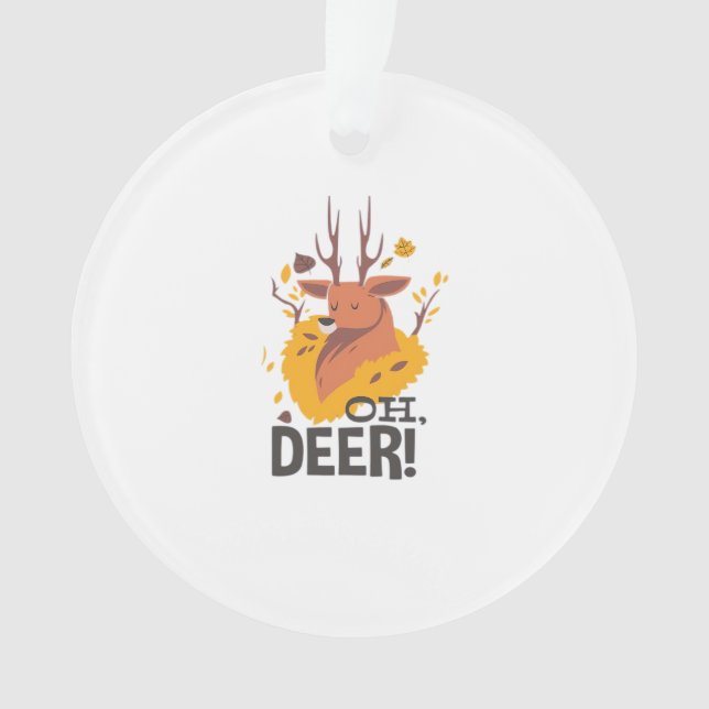 Ornamento Oh Deer Contemporary Minimal Look (Frente)