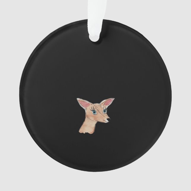 Ornamento Oh Deer Limpo Moderno  (Frente)