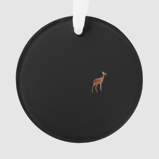 Ornamento Oh Deer Minimal Design Acrylic Ornament