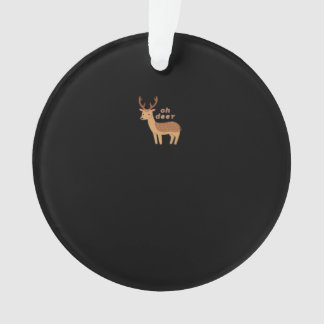 Ornamento Oh Deer Oh Dear Retro Classic Style