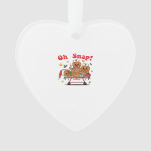 Ornamento Oh Snap Gingerbread Enfermeira Escolar Natal Cláss