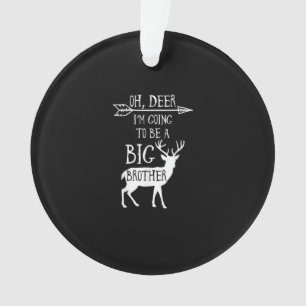 Ornamento Oh Veado Indo Para O Anúncio De Natal Do Irmão Mai