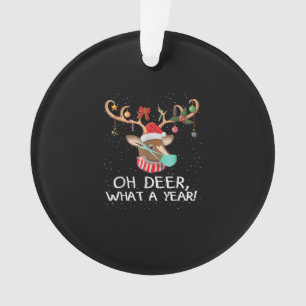 Ornamento Oh Veado Que Ano Natal Estilo Família