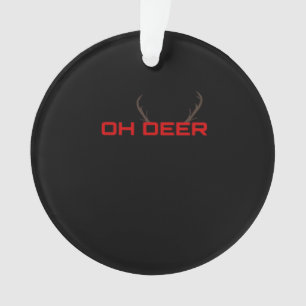 Ornamento Oh Veado Vibe Minimalista Estético