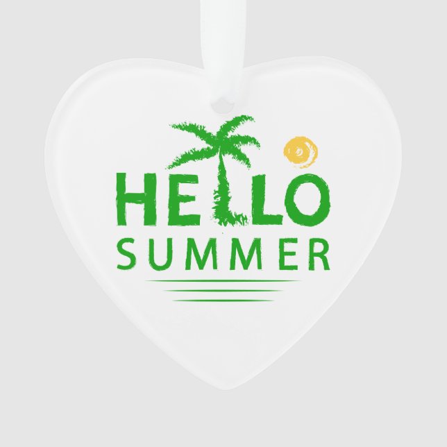 Ornamento Olá Summer (Frente)