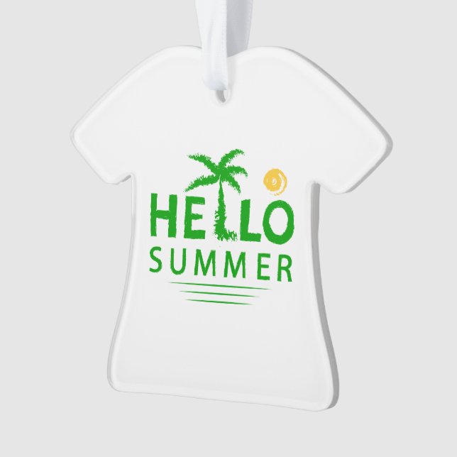 Ornamento Olá Summer (Frente)