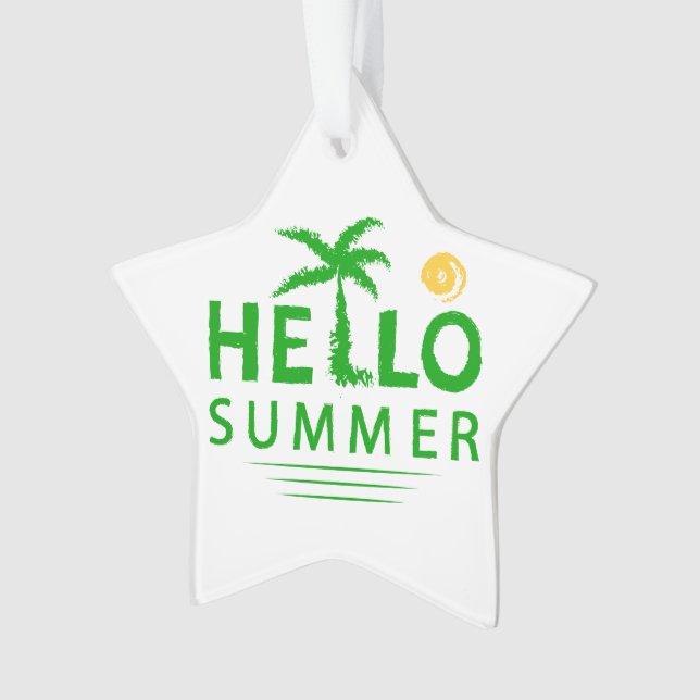 Ornamento Olá Summer (Frente)