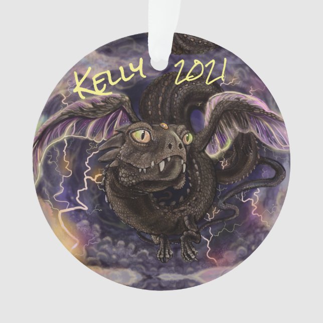 Ornamento Olhos do Dragão da Tempestade (Frente)