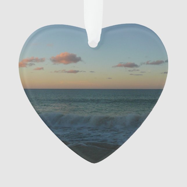Ornamento Ondas caindo na paisagem de Sunset Beach (Frente)