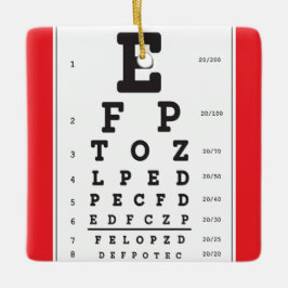 Ornamento Óptico do Gráfico de Olhos