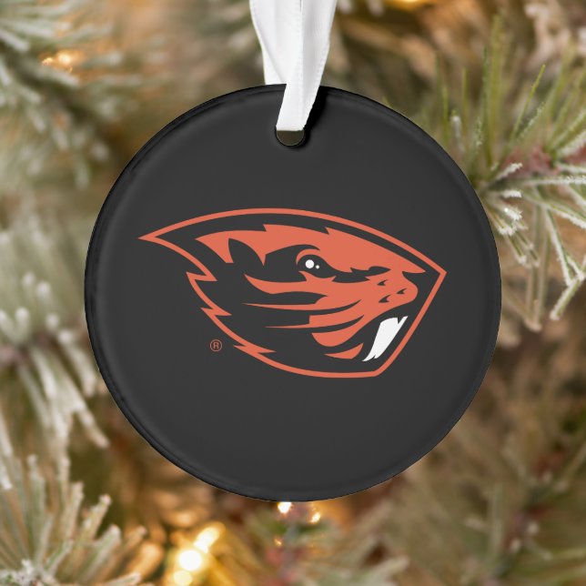 Ornamento Oregon State Beavers | Cabeça de castor (Árvore)