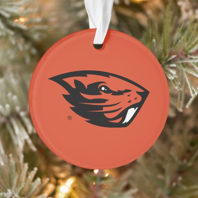 Ornamento Oregon State Beavers | Cabeça de castor (Árvore)