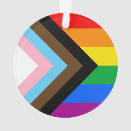 Ornamento Orgulho Progressivo LGBTQ+