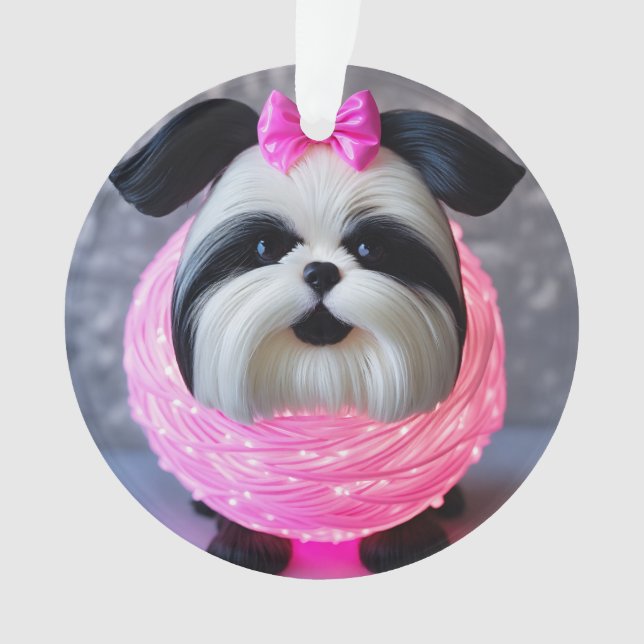 Ornamento "Ornamentos Pet Paw-some" (Frente)