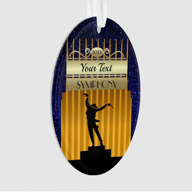 Ornamento Orquestra Sinfônica Música (Frente)
