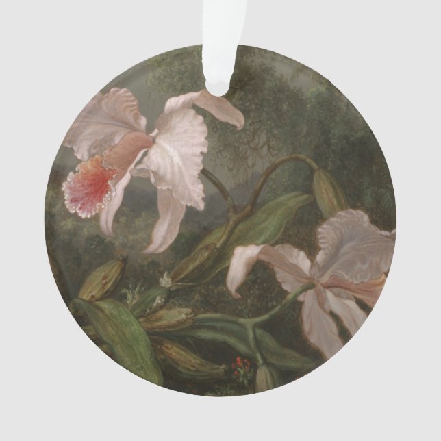 Ornamento Orquídeas e colibris da selva (Frente)