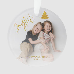 Ornamento Ortografia de Natal Feliz