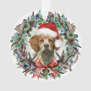 Ornamento Os Brittany Spaniels , Natal 
