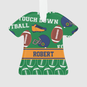 Ornamento Os ESPORTES personalizam o teste padrão do futebo