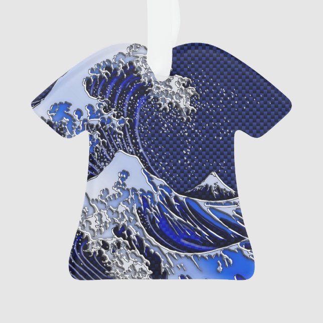 Ornamento Os estilos modernos do Excelente Hokusai Wave (Frente)