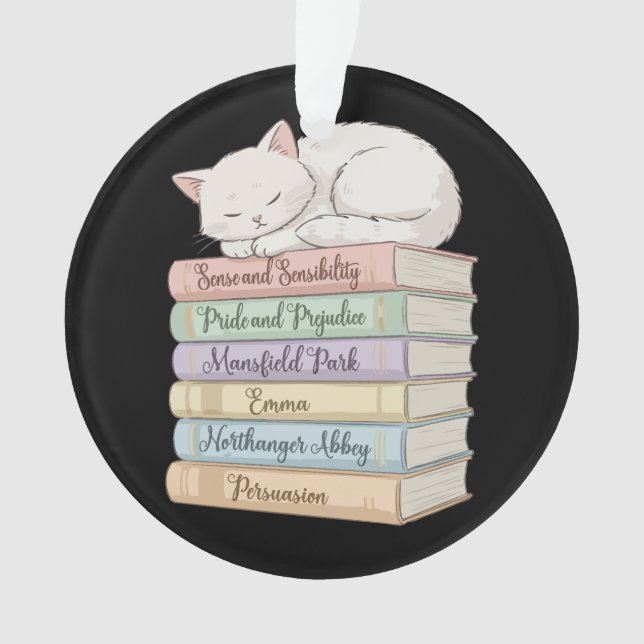 Ornamento Os Romances de Jane Austen IX (Frente)