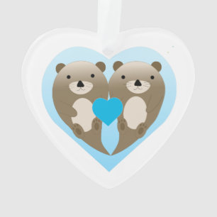 Ornamento Otter Love