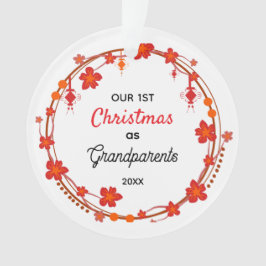 Ornamento Our First Christmas as Grandparents